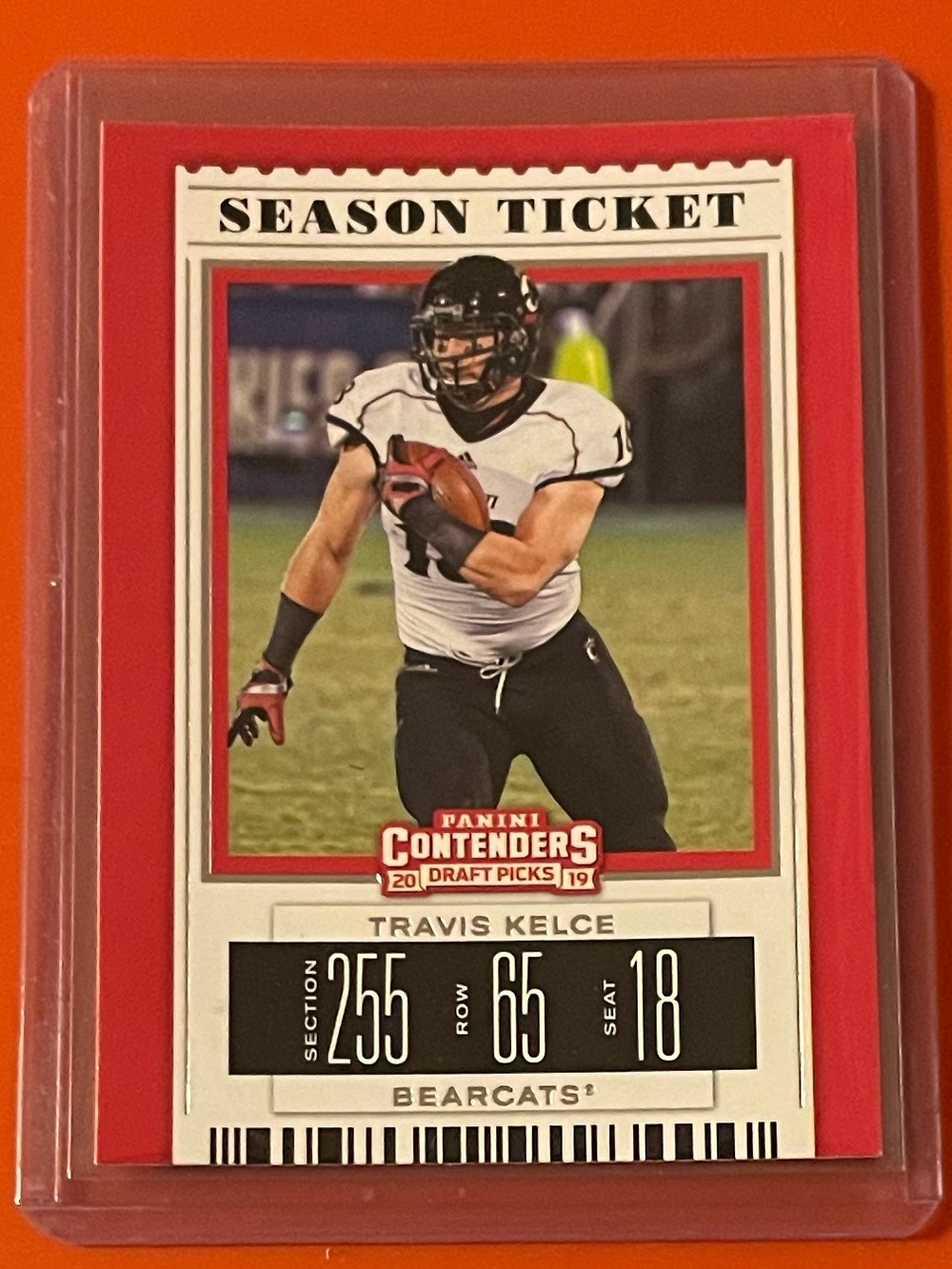Travis Kelce #57 2019 Panini Contenders Draft Picks Football Trading Card